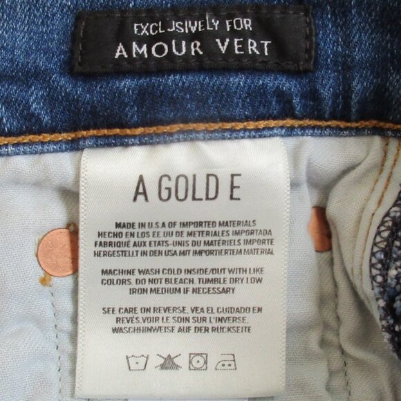 AGOLDE Jeans Size 26 Sophie Crop Skinny Denim - Picture 11 of 12